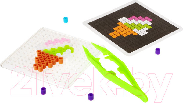 Изображение товара Развивающая игра Bondibon Термомозаика 2D. Пирожное-мороженое / ВВ3283