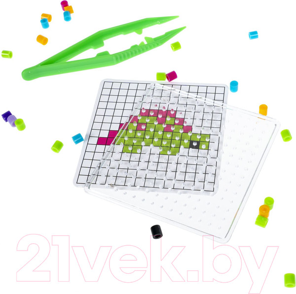 Изображение товара Развивающая игра Bondibon Термомозаика 2D. Динозавры / ВВ3284