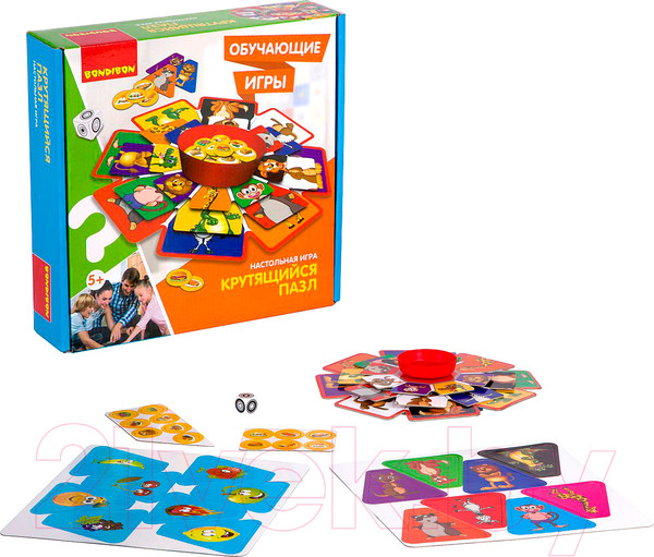 Изображение товара Настольная игра Bondibon Крутящийся пазл / ВВ2418