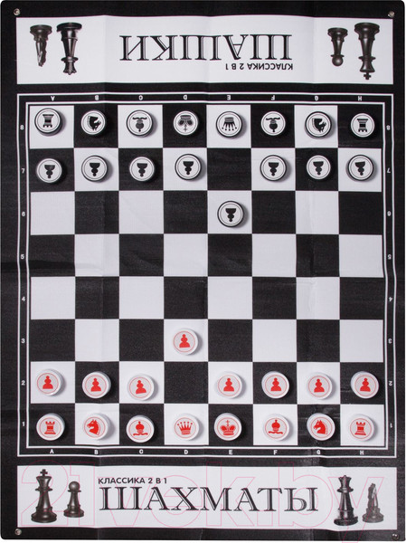 Изображение товара Набор настольных игр Bondibon Классика 2 в 1 / ВВ2604