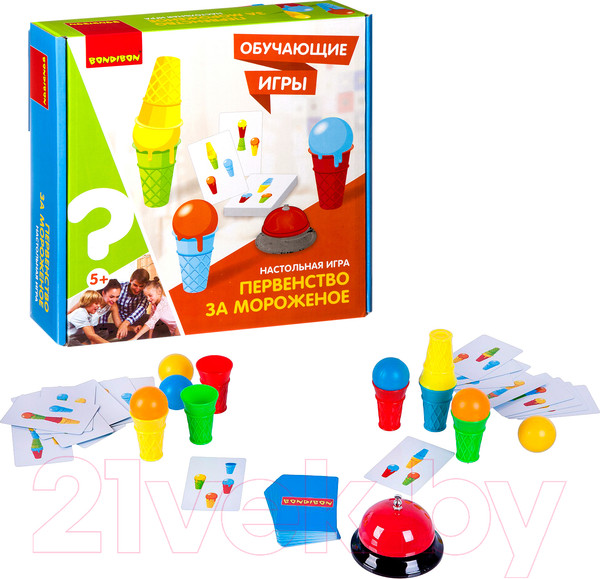 Изображение товара Настольная игра Bondibon Первенство за мороженое / ВВ3151