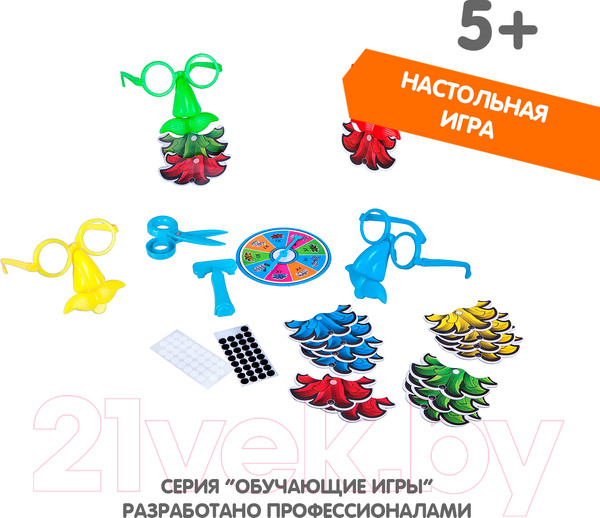 Изображение товара Настольная игра Bondibon Разноцветные усы / ВВ3154