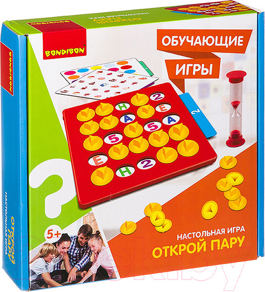 Изображение товара Настольная игра Bondibon Открой пару / ВВ3155