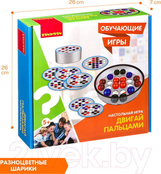 Изображение товара Настольная игра Bondibon Двигай пальцами / ВВ3156