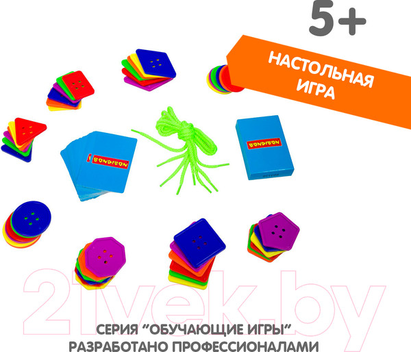 Изображение товара Настольная игра Bondibon Собери пуговицы / ВВ3158