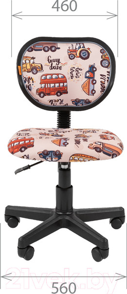 Изображение товара Кресло детское Chairman Kids 106 (белый пластик/зоопарк)