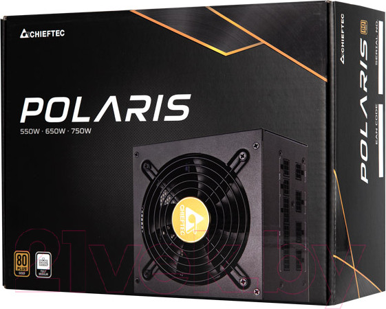 Изображение товара Блок питания для компьютера Chieftec Polaris Gold PPS-750FC 750W