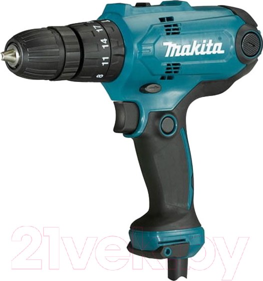 Изображение товара Профессиональная дрель-шуруповерт Makita HP0300