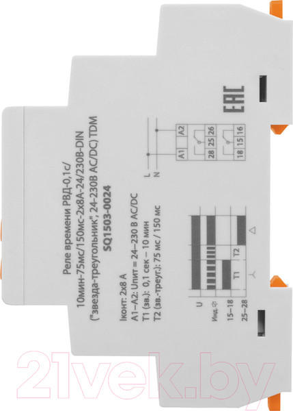 Изображение товара Реле времени TDM SQ1503-0024