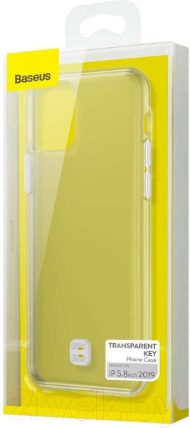 Изображение товара Чехол-накладка Baseus Transparent Key для iPhone 11 Pro (прозрачный)