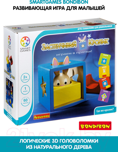 Изображение товара Настольная игра Bondibon Застенчивый кролик / ВВ0947
