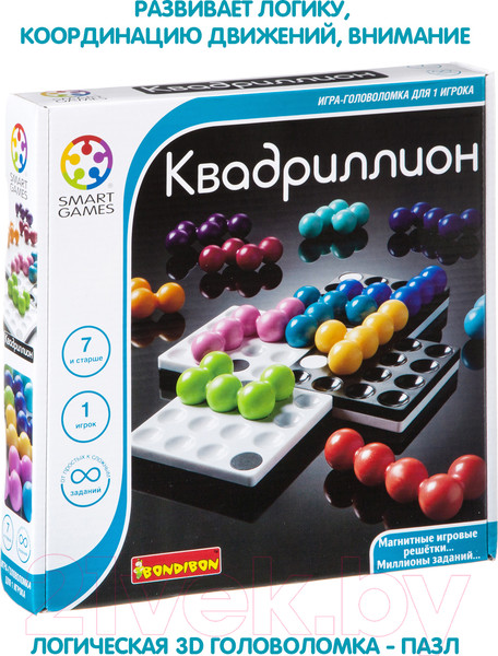 Изображение товара Игра-головоломка Bondibon Квадриллион / ВВ1057