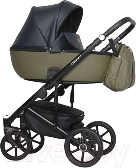 Изображение товара Детская универсальная коляска Riko Ozon 3 в 1 (02/khaki)
