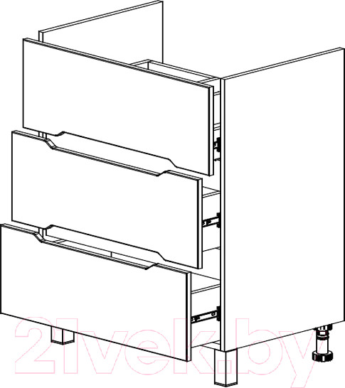 Изображение товара Тумба под умывальник СанитаМебель Сизаль 64.700