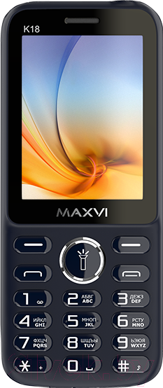 Изображение товара Мобильный телефон Maxvi K18 (синий)