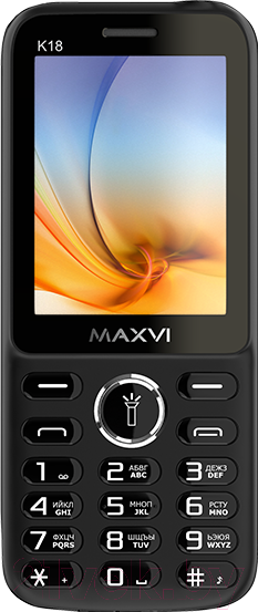 Изображение товара Мобильный телефон Maxvi K18 (черный)