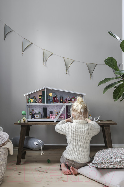 Изображение товара Комплект аксессуаров для кукольного домика Lundby Обеденный уголок / LB-60207900 (розовый)