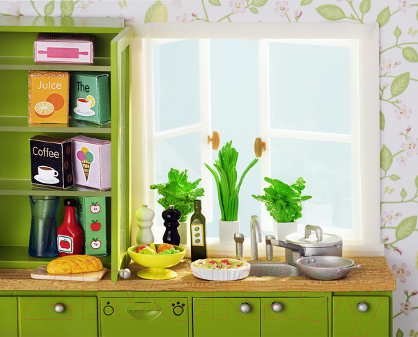 Изображение товара Комплект аксессуаров для кукольного домика Lundby Набор кухонных аксессуаров / LB-60508900