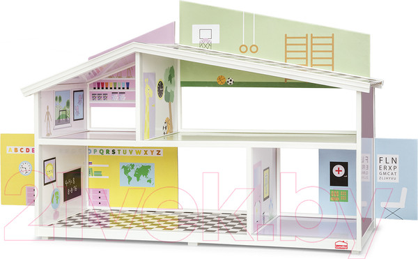 Изображение товара Аксессуар для кукольного домика Lundby Обои для школы / LB-60501500