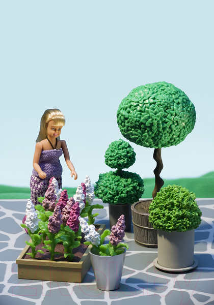 Изображение товара Комплект аксессуаров для кукольного домика Lundby Цветы в горшках / LB-60905500