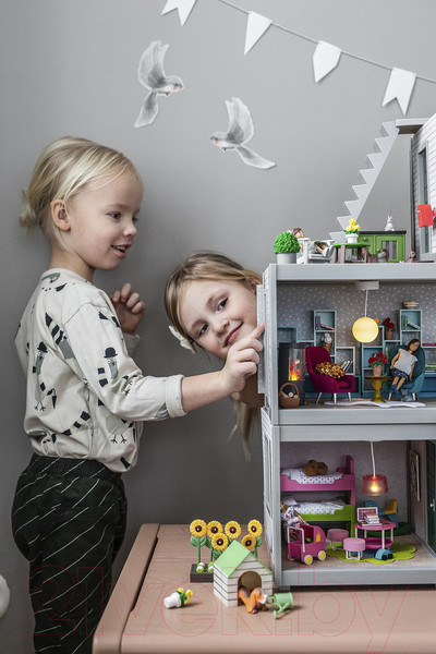 Изображение товара Комплект аксессуаров для кукольного домика Lundby Детская с 2 кроватями / LB-60209700
