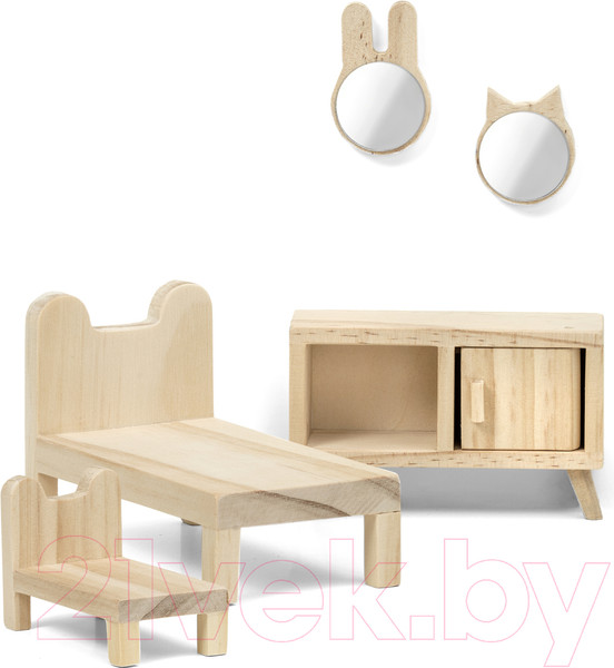 Изображение товара Комплект аксессуаров для кукольного домика Lundby Спальня / LB-60906200
