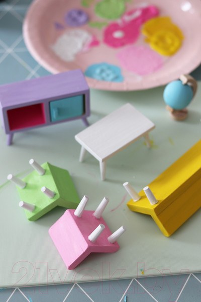 Изображение товара Комплект аксессуаров для кукольного домика Lundby Спальня / LB-60906200