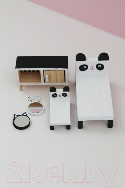 Изображение товара Комплект аксессуаров для кукольного домика Lundby Спальня / LB-60906200