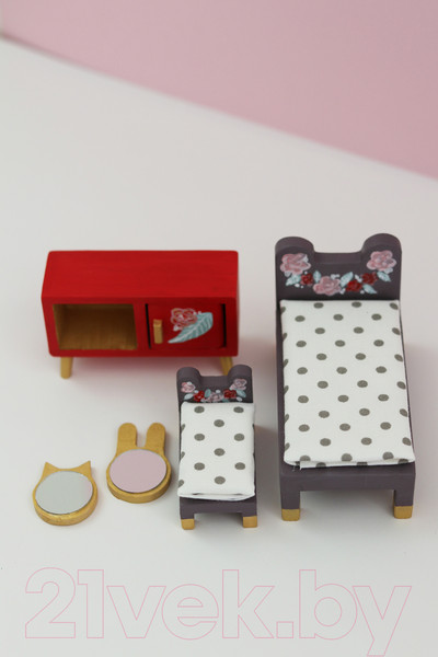 Изображение товара Комплект аксессуаров для кукольного домика Lundby Спальня / LB-60906200