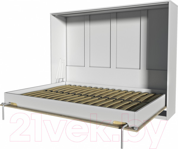 Изображение товара Шкаф-кровать трансформер Интерлиния Innova H140 (вудлайн/белый)