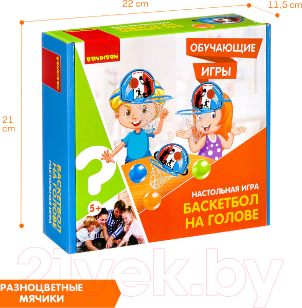 Изображение товара Настольная игра Bondibon Баскетбол на голове / ВВ3323