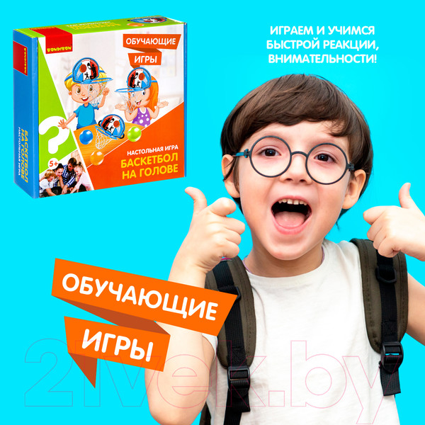 Изображение товара Настольная игра Bondibon Баскетбол на голове / ВВ3323