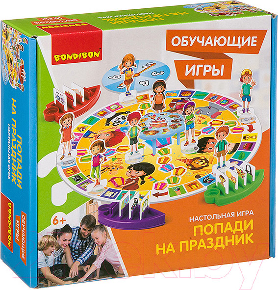 Изображение товара Настольная игра Bondibon Попади на праздник / ВВ3442