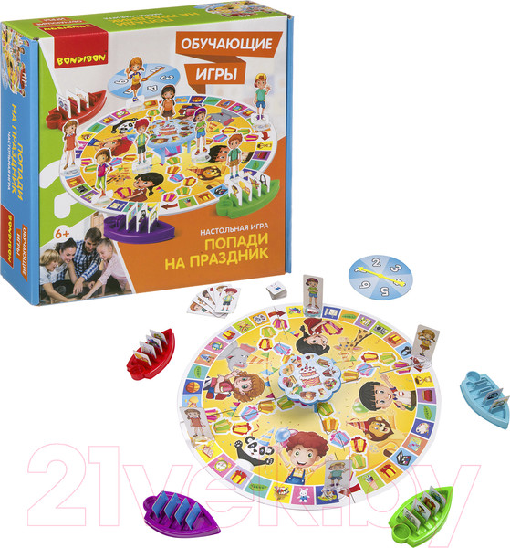 Изображение товара Настольная игра Bondibon Попади на праздник / ВВ3442