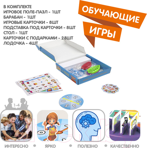 Изображение товара Настольная игра Bondibon Попади на праздник / ВВ3442