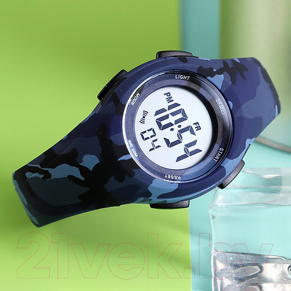 Изображение товара Часы наручные детские Skmei 1459-4 (синий камуфляж)