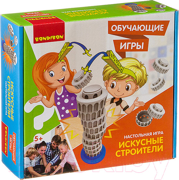 Изображение товара Настольная игра Bondibon Искуственные строители / ВВ3500