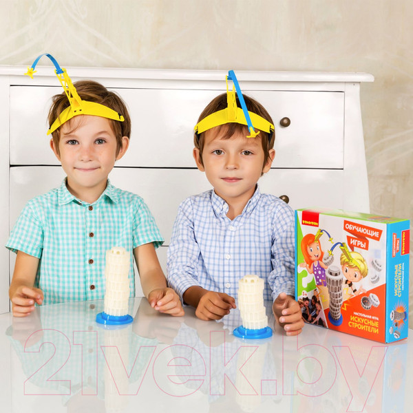 Изображение товара Настольная игра Bondibon Искуственные строители / ВВ3500