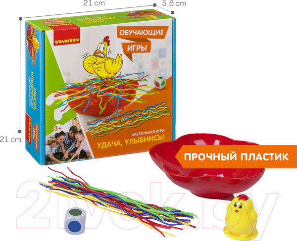 Изображение товара Настольная игра Bondibon Удача, улыбнись / ВВ3567