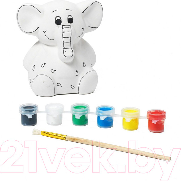 Изображение товара Набор для творчества Bondibon Копилка-подарок. Слоненок / ВВ0980