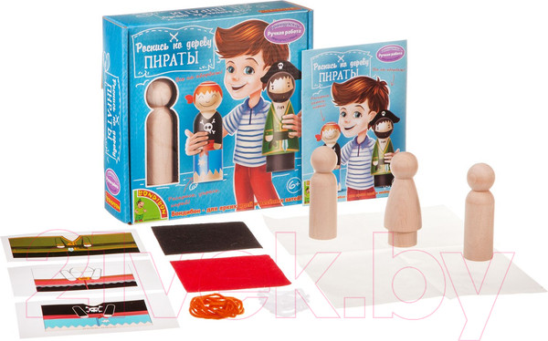 Изображение товара Набор для творчества Bondibon Роспись по дереву. Пираты / ВВ1466