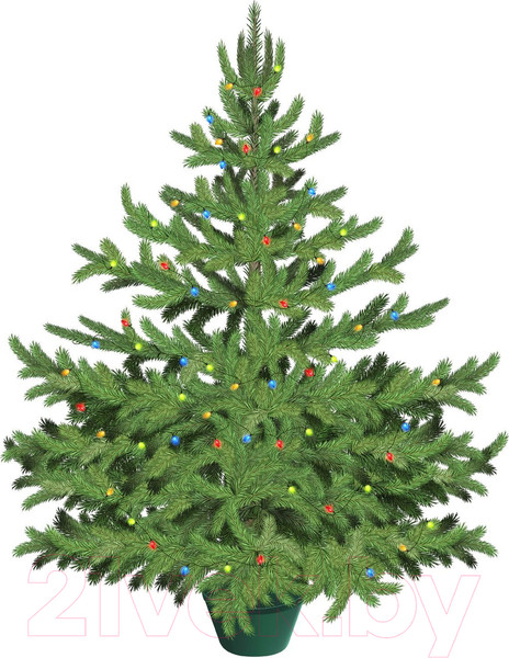 Изображение товара Штора для праздника Bondibon Самая компактная елка. Укрась своими руками! / BB1936