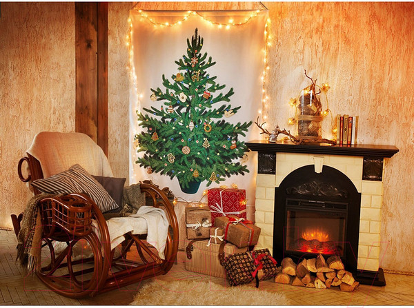 Изображение товара Штора для праздника Bondibon Самая компактная елка. Укрась своими руками! / BB1936