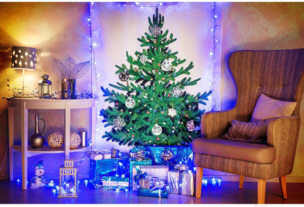 Изображение товара Штора для праздника Bondibon Самая компактная елка. Укрась своими руками! / BB1936