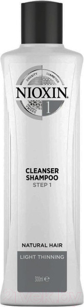 Изображение товара Шампунь для волос Nioxin Система 1 очищающий (300 мл)