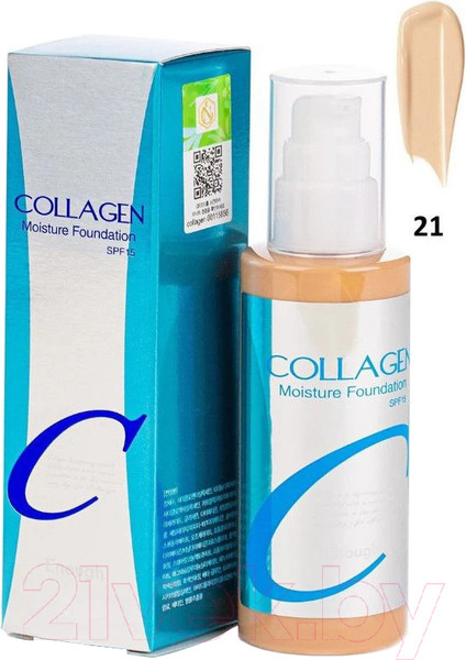 Тональный крем Enough Collagen Moisture Foundation SPF15 тон 21 (100мл)
