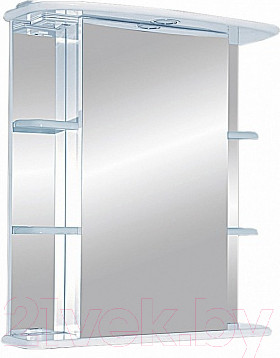Изображение товара Шкаф с зеркалом для ванной Misty Магнолия 55 / Э-Маг04055-01СвП