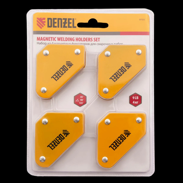 Изображение товара Набор магнитных фиксаторов Denzel 97555