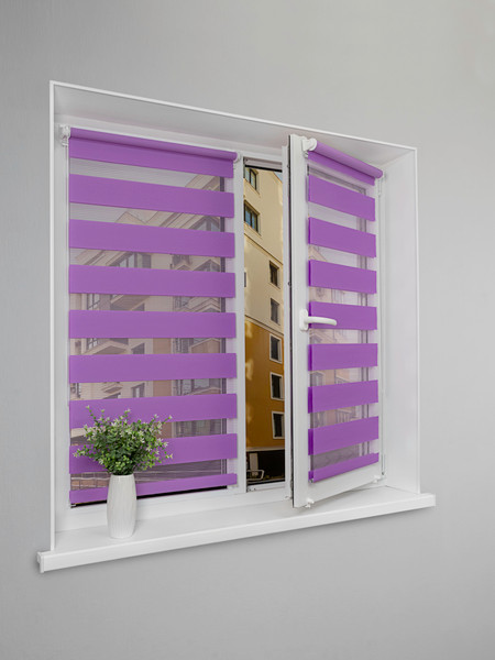 Изображение товара Рулонная штора Lm Decor Грация ДН LB 10-22 52x160 (фиолетовый)