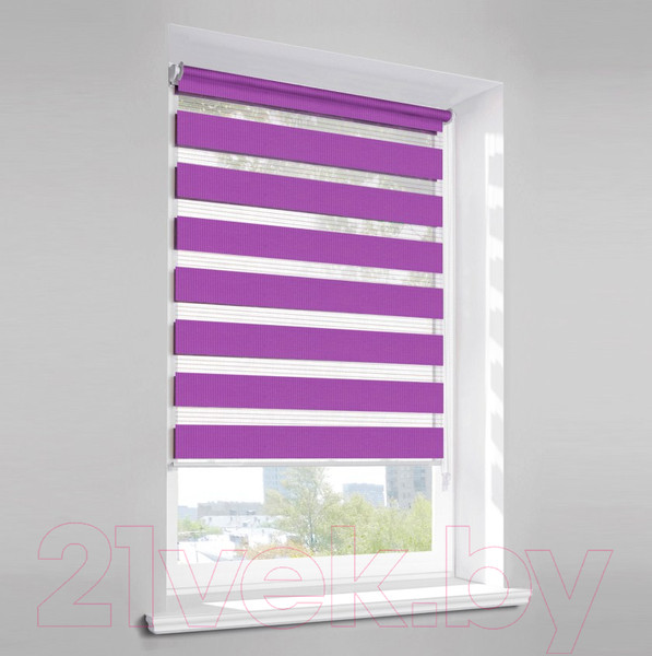 Изображение товара Рулонная штора Lm Decor Грация ДН LB 10-22 52x160 (фиолетовый)